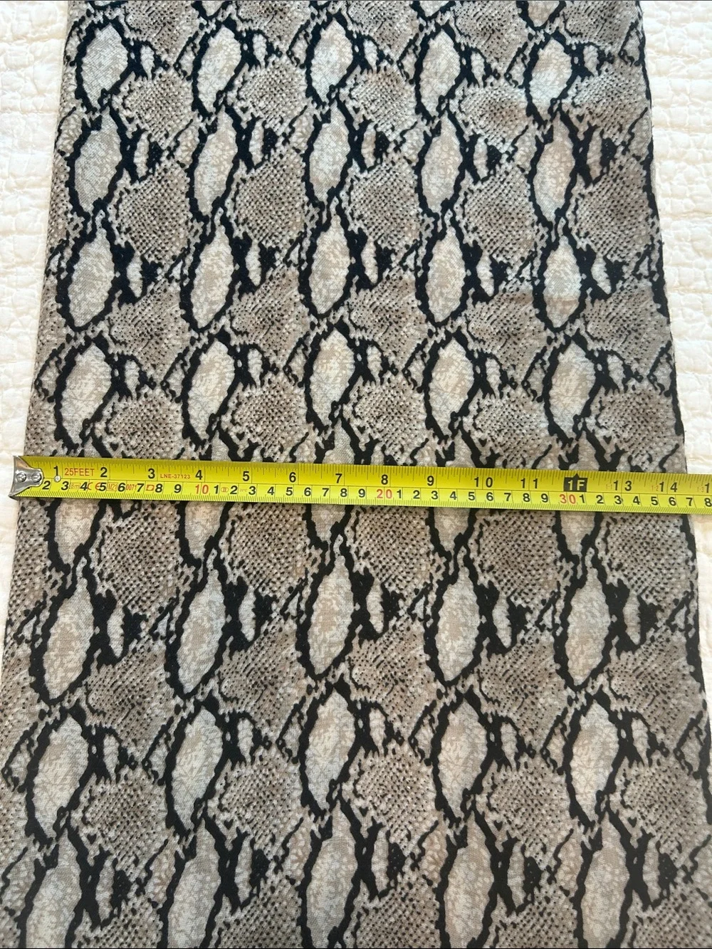 Beautiful Vintage Snakeskin-Print Scarf